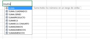 escribir fórmulas en excel aprender excel básico