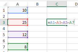 fórmulas de excel